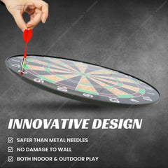 Non wooden Magnetic Dartboard with 4 Soft Darts, Suitable for Kids Soft Tip Dart  (Pack of1)