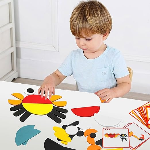 Wooden OWL PUZZLE Ze Geoanimo Blocks
