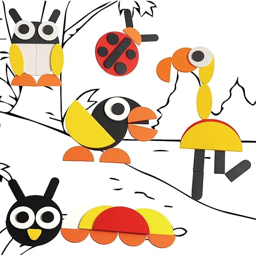 Wooden OWL PUZZLE Ze Geoanimo Blocks