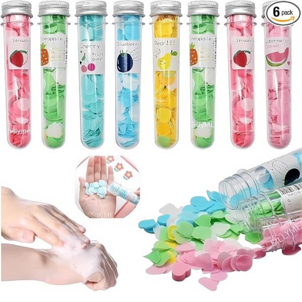 Paper Soap -Any 1 Dissolvable Soap Sheets For Hand Wash - Small Mini Pocket Size Portable Box