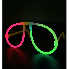 Party Propz Neon Glow Stick Eye Glasses With Connector-Any 1
