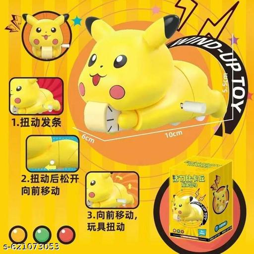 Pikachu windup key toy  Movable Action Figure- 12 cm