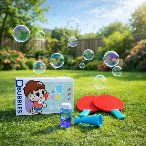 Ping pong Bubble Toy Toss and Catch Bubble Game Table Tennis