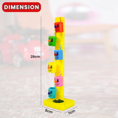Plastic Goli Game Marble Run Track Smiley Face Slider - Random Color