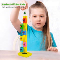 Plastic Goli Game Marble Run Track Smiley Face Slider - Random Color