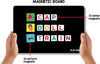 Play Panda Magnetic Learn to Spell with 32 Picture Magnets, 72 Letter Magnets, Magnetic Board and Spelling Guide