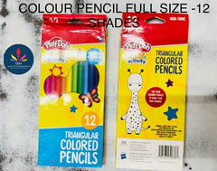 Playdoh 12 piece Triangular Color Pencil-BIG
