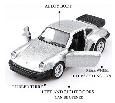 Porsche 911 Carrera RS Classic Die-Cast Toy Car