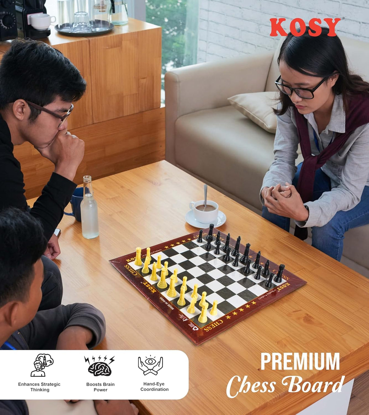 Portable Chess Paper Board Game – Lightweight Foldable Only Board
