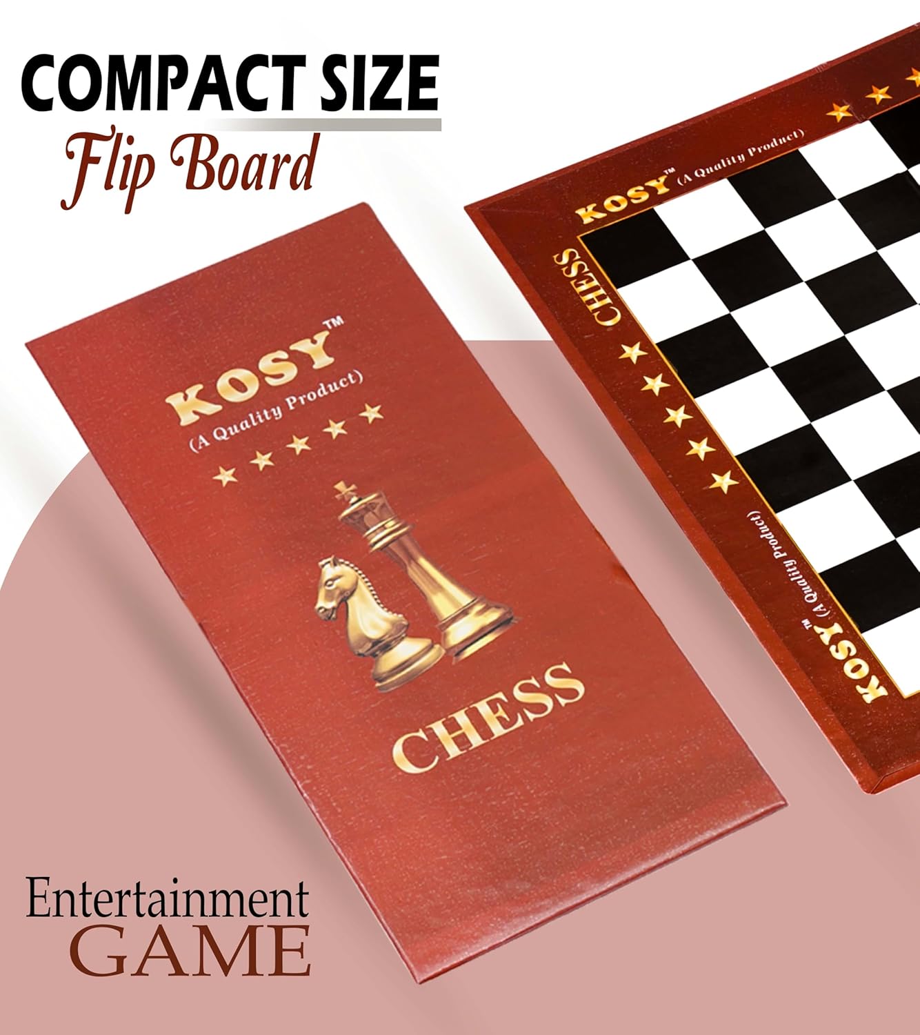 Portable Chess Paper Board Game – Lightweight Foldable Only Board