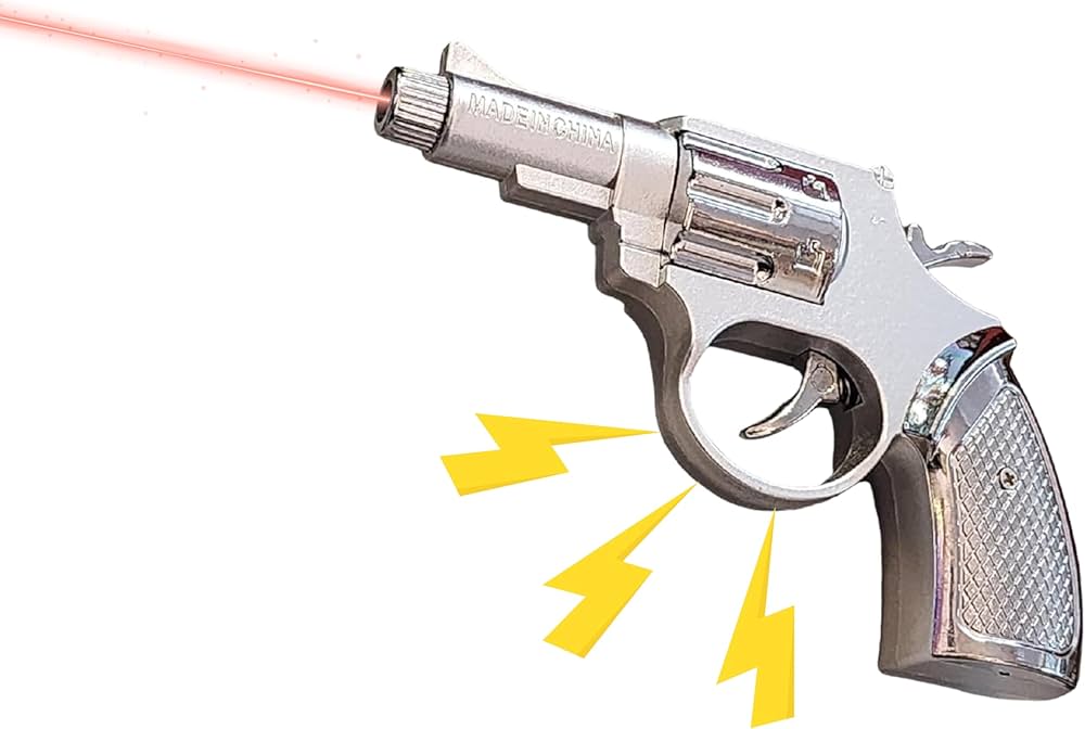 Prank Shock Gun with Laser Light