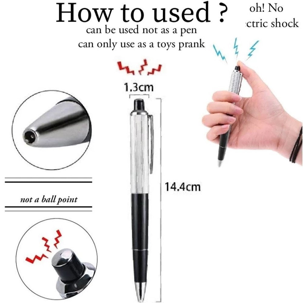 Prank shocking pen