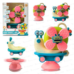 Premium 5 in 1 Power Windmill Snail Toy for Babies Activity Toys for Toddlers |Montessori Sensory Development Convertible Push &Go Toy