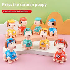 Press and Go cute Dog puppy toy - Any 1 Random