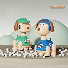 Press and Go cute Dog puppy toy - Any 1 Random