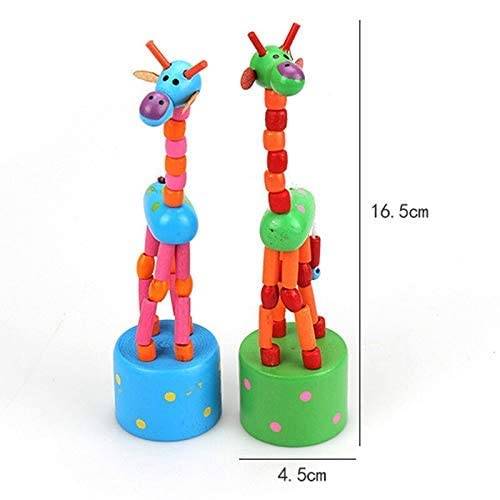 wooden Pressing Girraffe Toy- Pack of 1