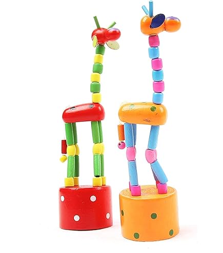 wooden Pressing Girraffe Toy- Pack of 1