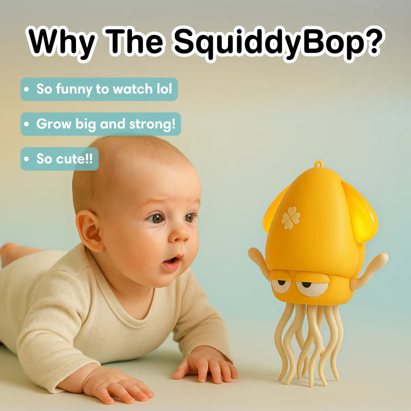 Dancing Squid with light and music toy