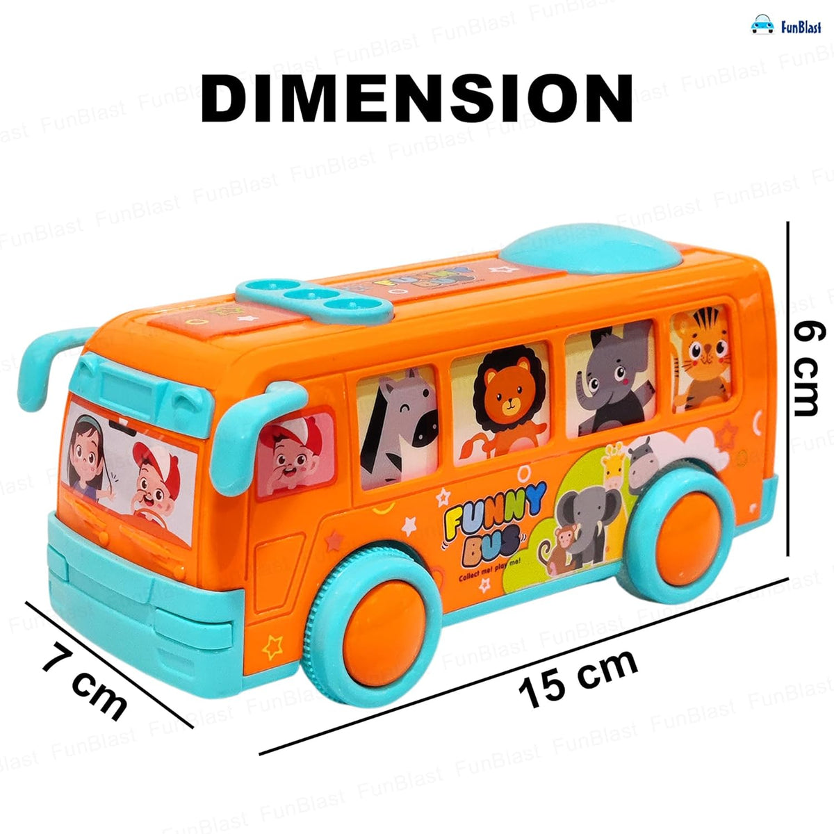 Pull Back Bus Toy Mini Bus For Kids-Any 1