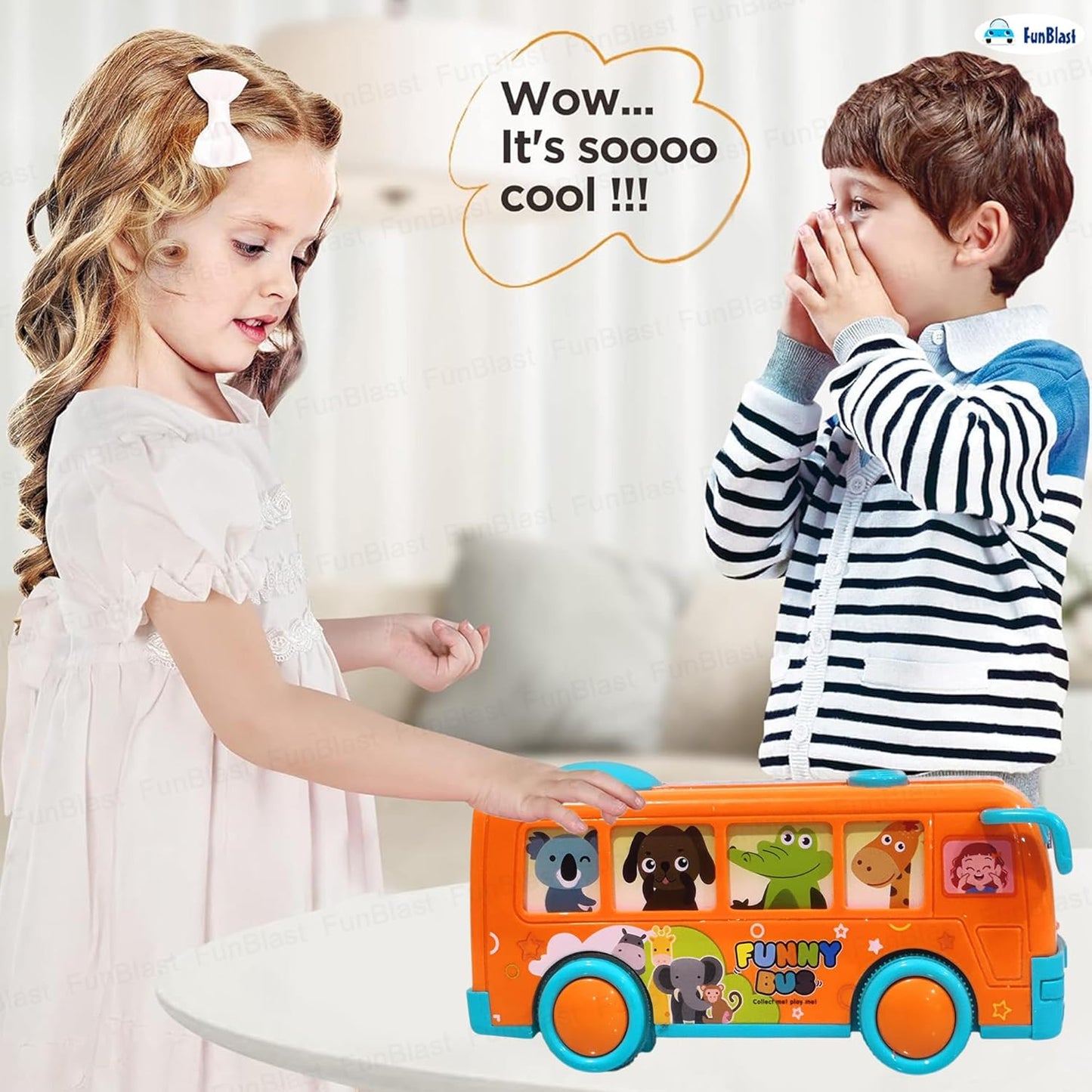 Pull Back Bus Toy Mini Bus For Kids-Any 1