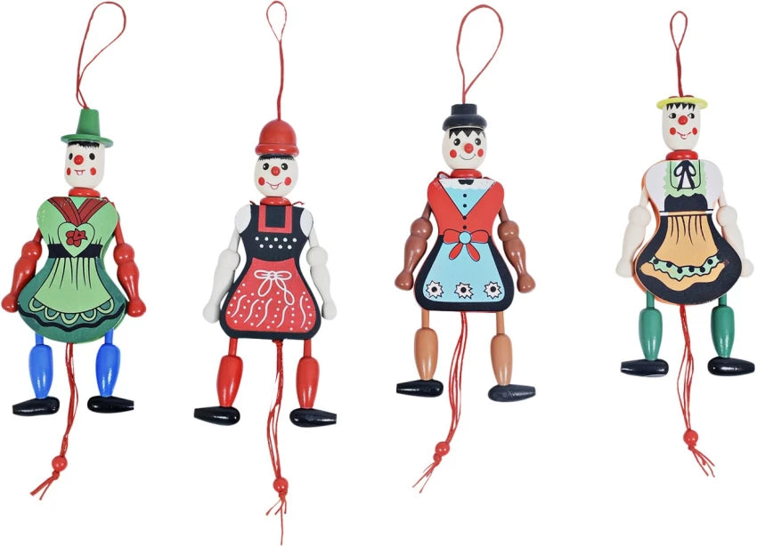 Puppet Joker Pull Rope Toy - Pack of 1 piece