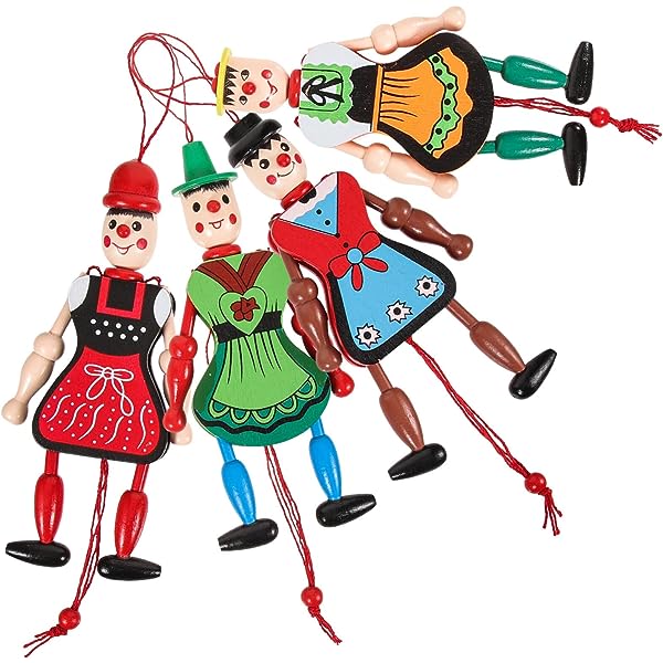 Puppet Joker Pull Rope Toy - Pack of 1 piece