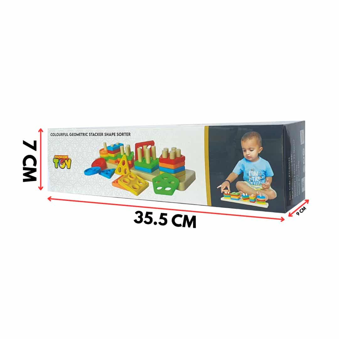 Rancor Geometric Blocks Stacker Toy - Big Size