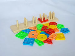Rancor Geometric Blocks Stacker Toy - Big Size