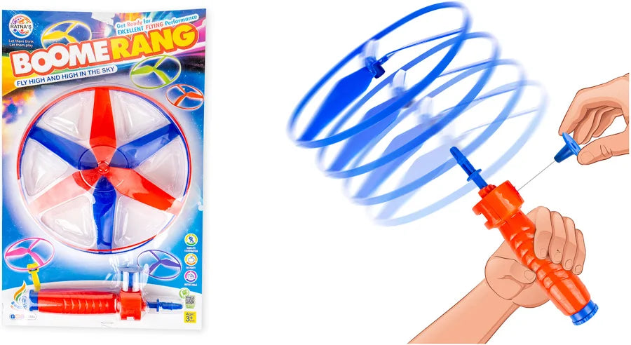 Ratna's Flying Rotor Boomerang - Multicolor
