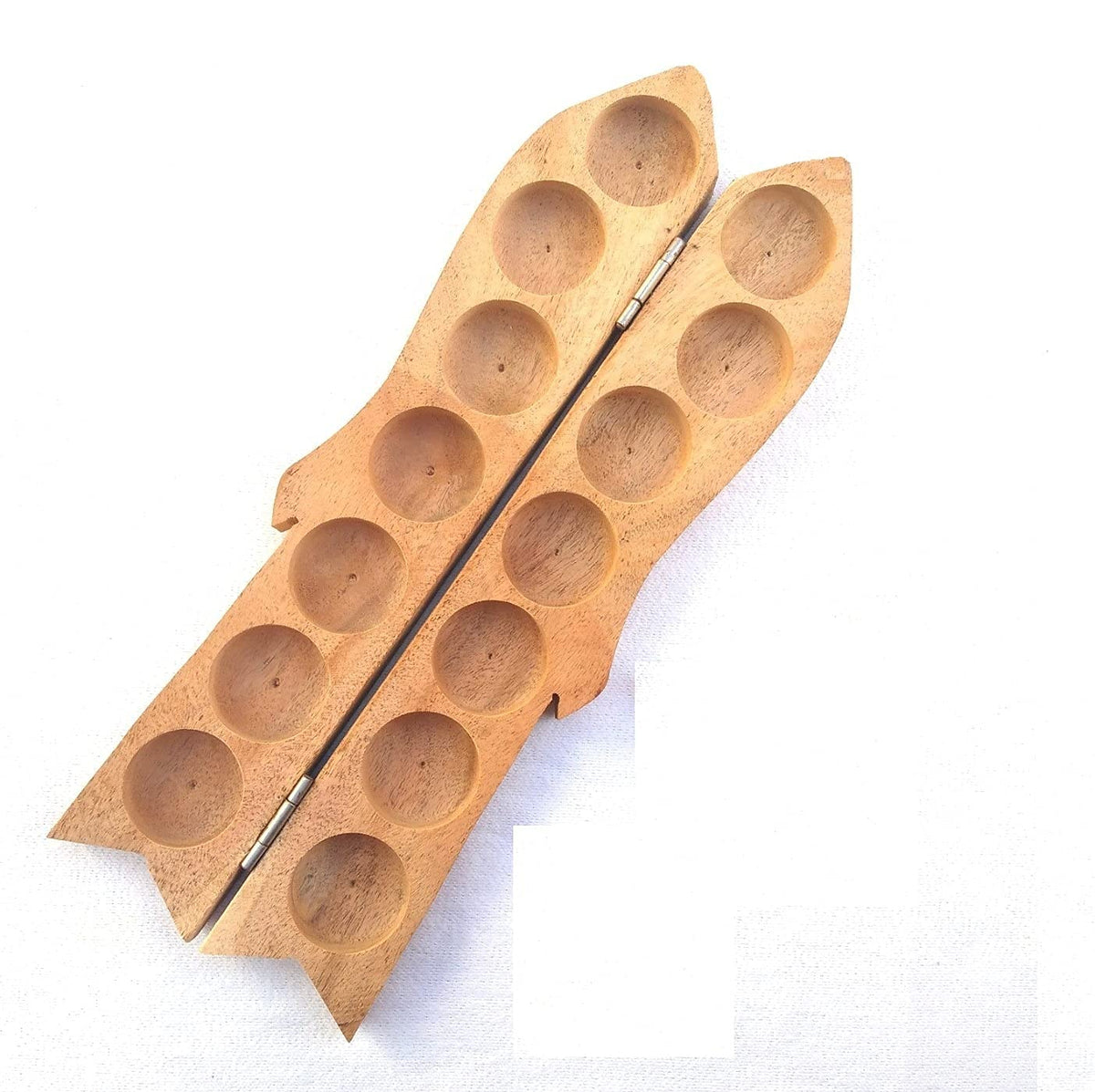 Raw Wooden Traditional Pallanguli- Fish Shape without shells No polish No varnish