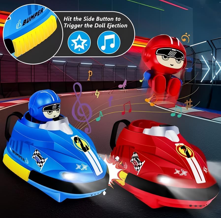 Go Kart Rc bumber Car Fight toy 2 player