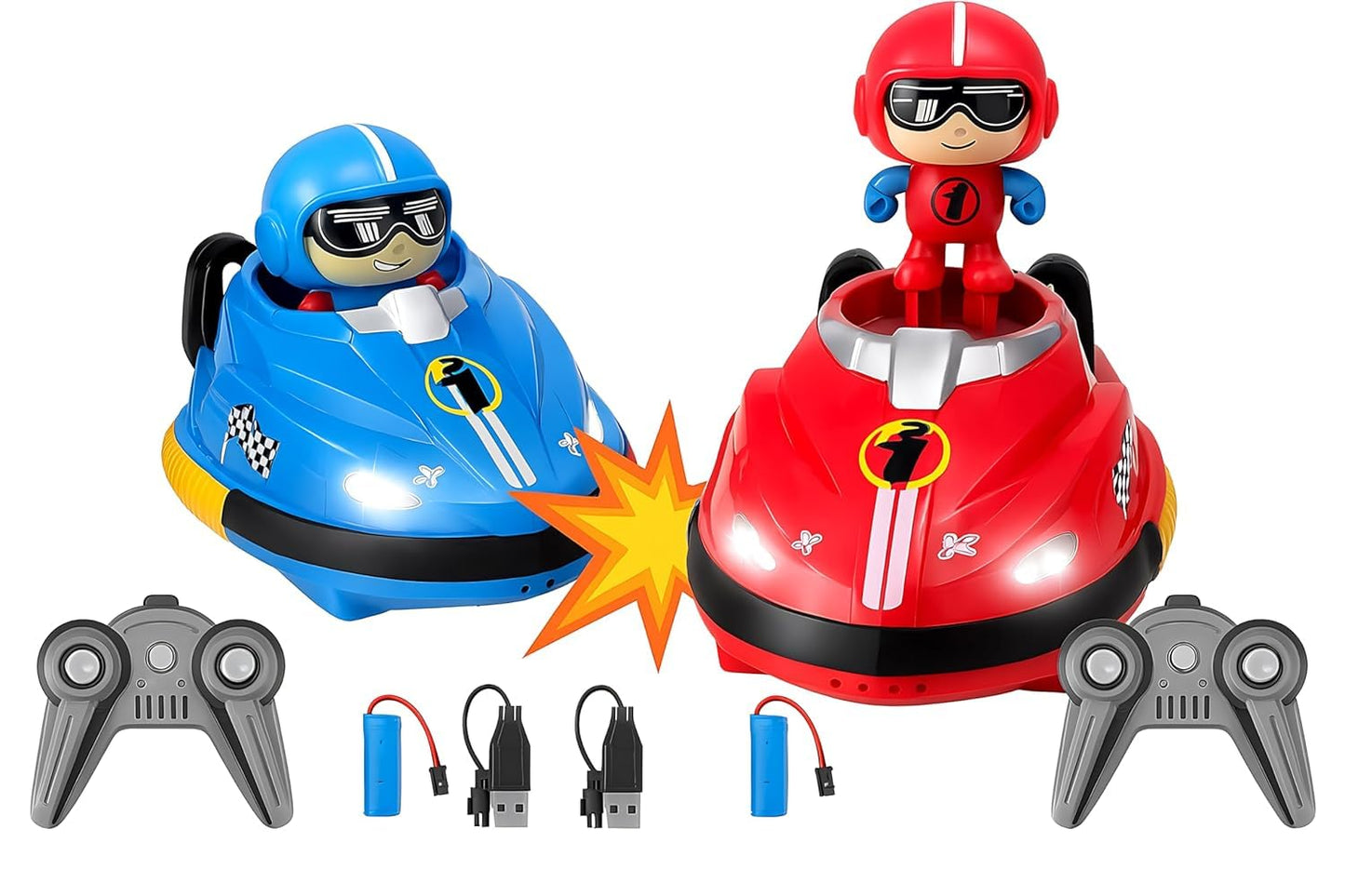 Go Kart Rc bumber Car Fight toy 2 player