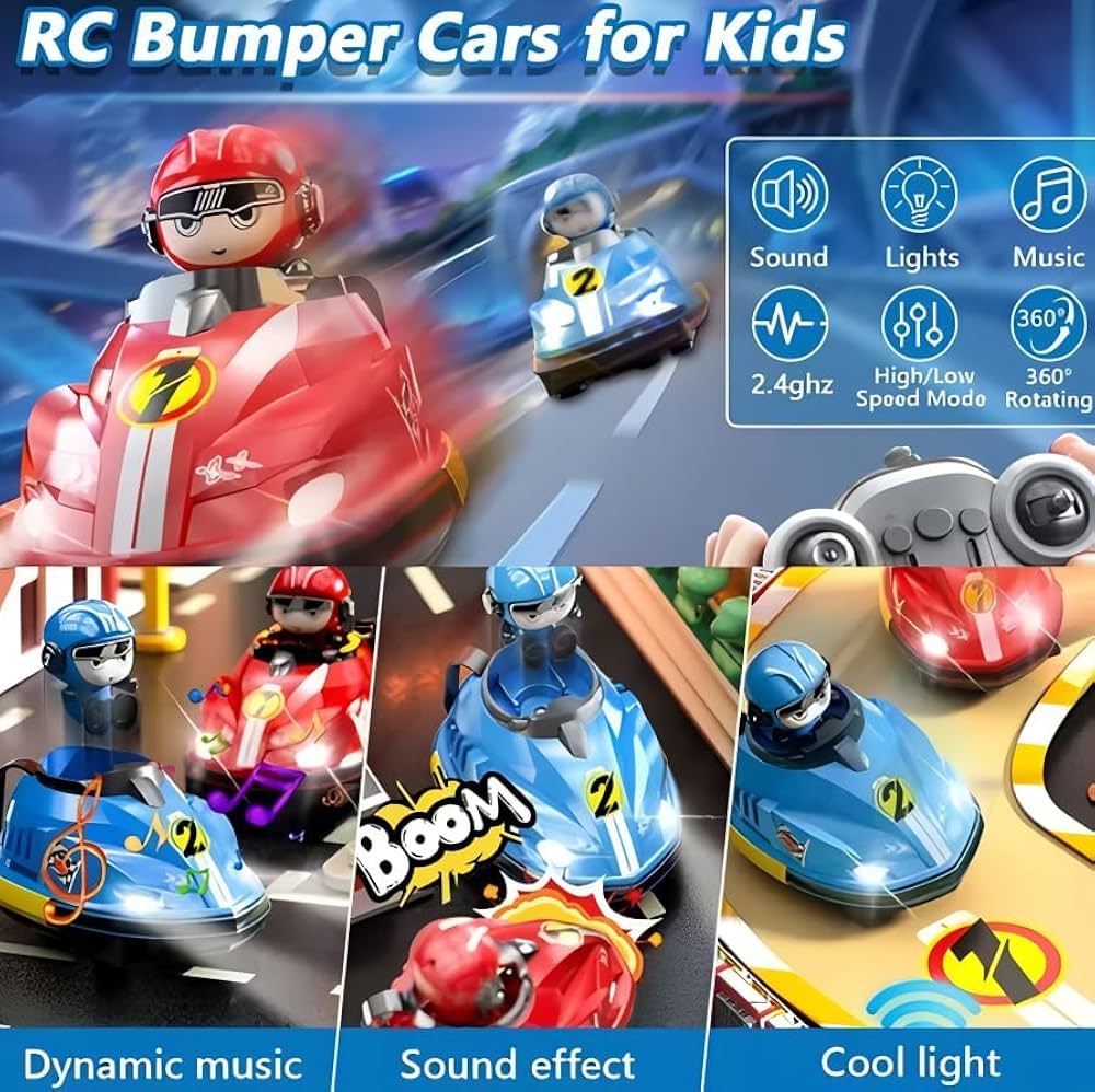 Go Kart Rc bumber Car Fight toy 2 player