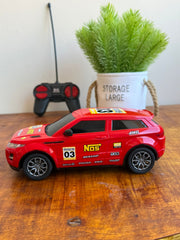 Red-Remote Control Sports Racing Car - RC Super Speed Car World High Performance Roadster 1:24 scale with USB Charging