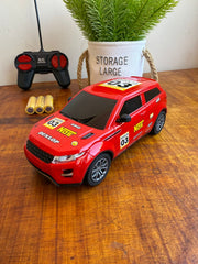 Red-Remote Control Sports Racing Car - RC Super Speed Car World High Performance Roadster 1:24 scale with USB Charging