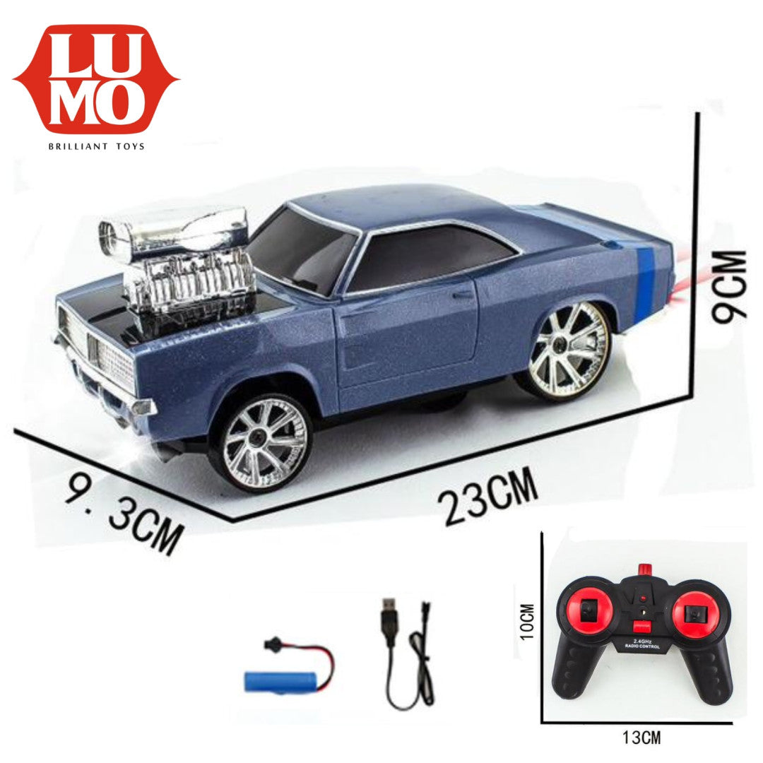 Remote Control 2.4G Speed High Speed Remote Control Car Electric Drift Race Rc Stunt Racing Car - PACK OF 1 - COLOR MAY VARY