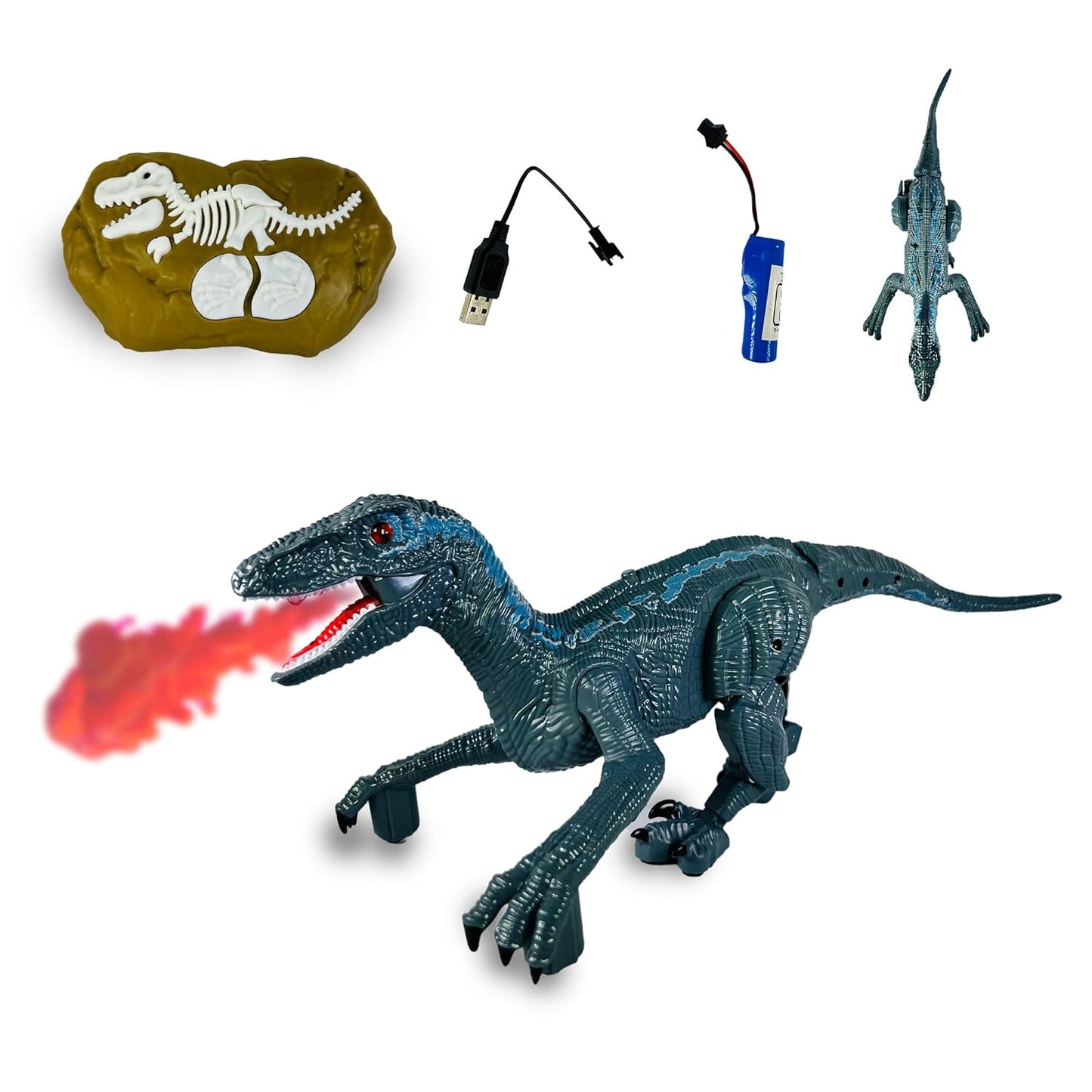 Remote Control Smoke Dinosaur Toy