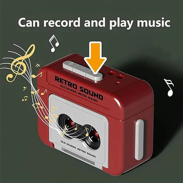 Retro Tape Recorder 3D Keychain With Sound - Any 1