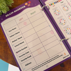 Reusable Brain Booster Activity-112 Activities 60 Pages - FREE Sketch Pens