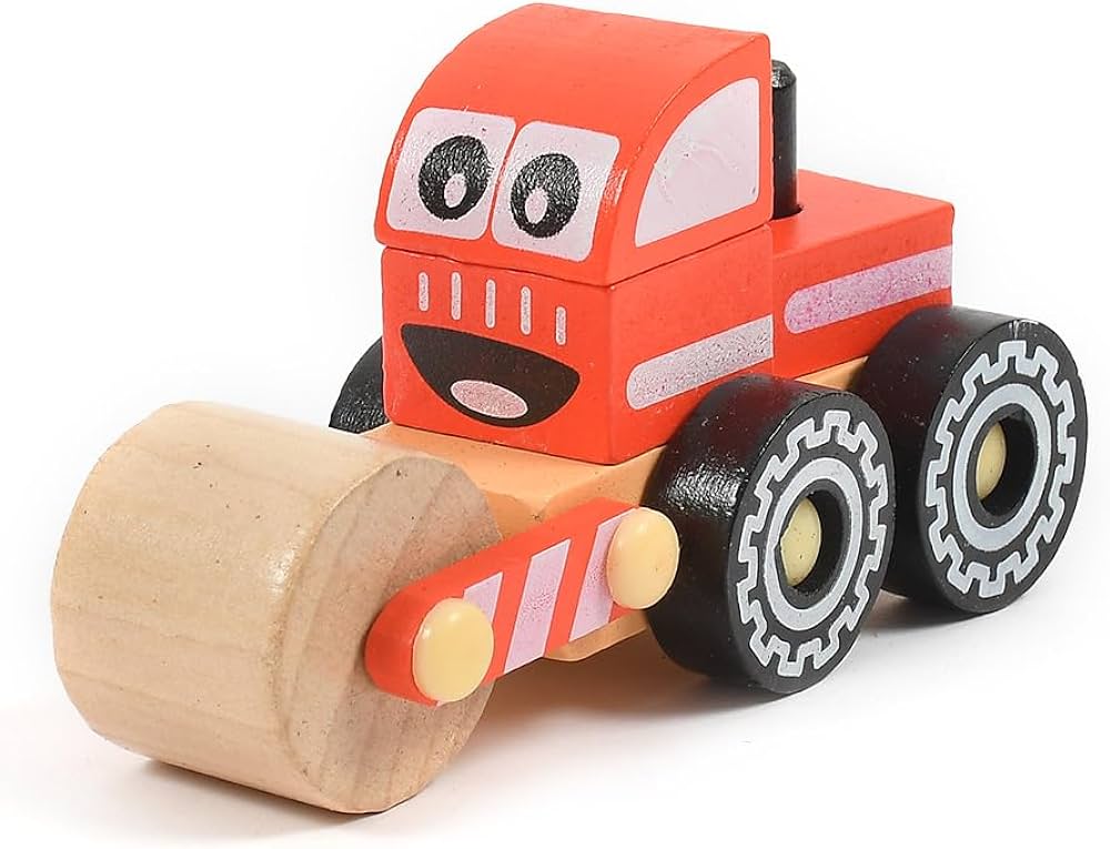 Wooden Road Roller vehicle Stacking Type
