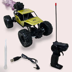 Rock Crawler Rock car Remote Control car,Smoke car 1:16 Scale,Metal car - Monster Truck Rock Crawler Climbing, Easy to Run car, Smoke car Spray car