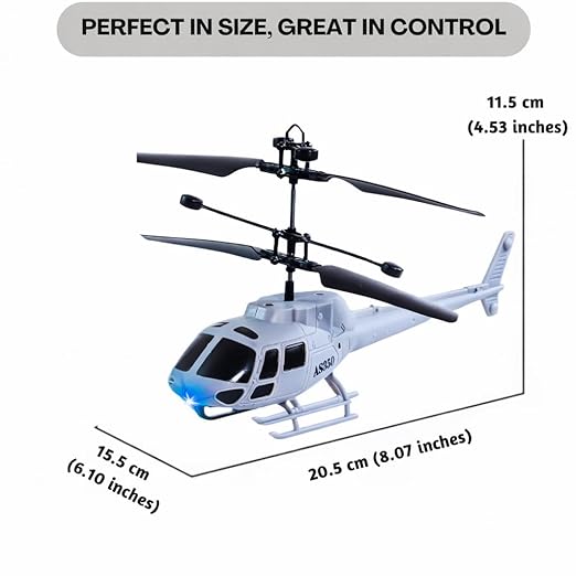 Sensor Control Military Helicopter toy - chargeable