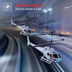 Sensor Control Military Helicopter toy - chargeable
