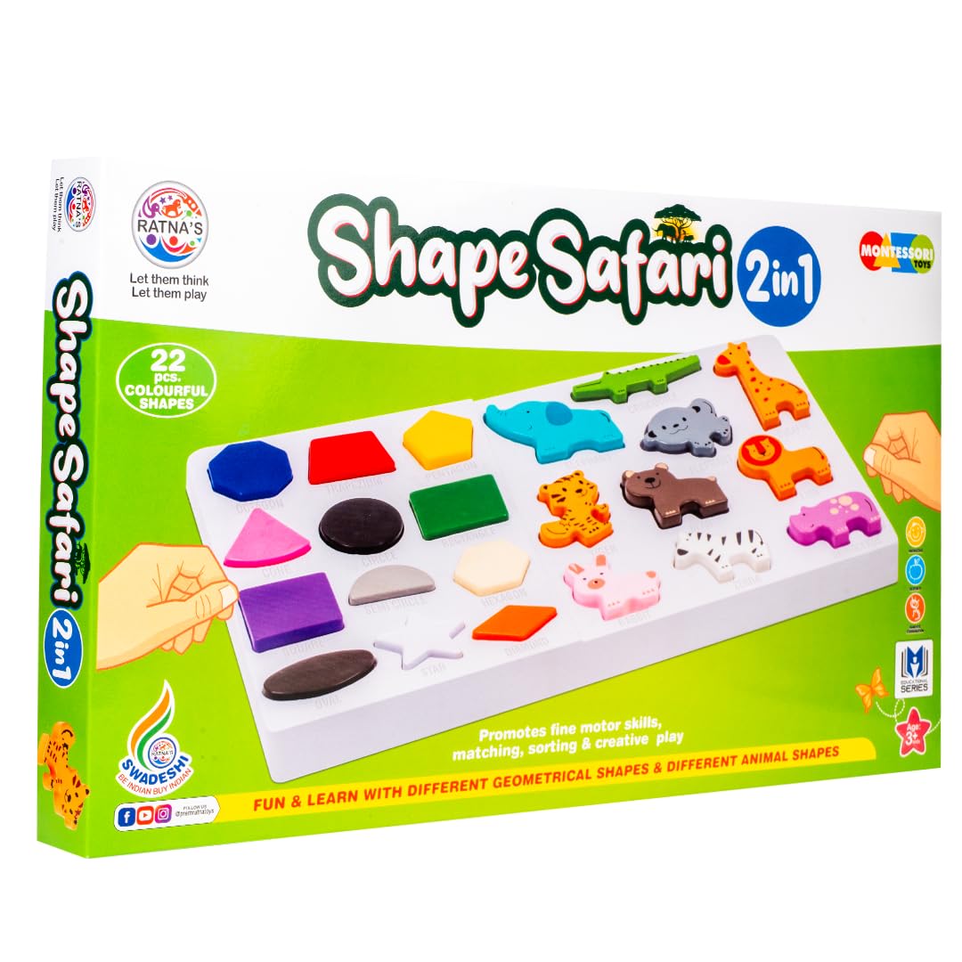 Shape Safari 2 in 1 Learning Puzzle