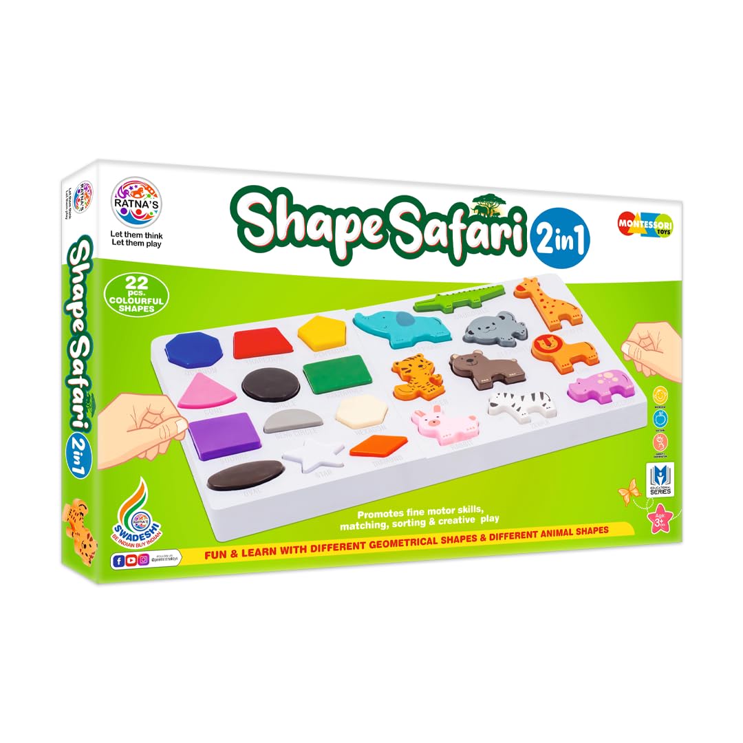 Shape Safari 2 in 1 Learning Puzzle