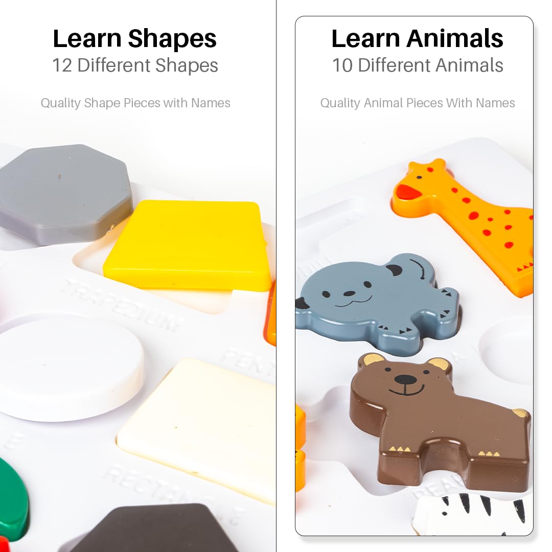 Shape Safari 2 in 1 Learning Puzzle