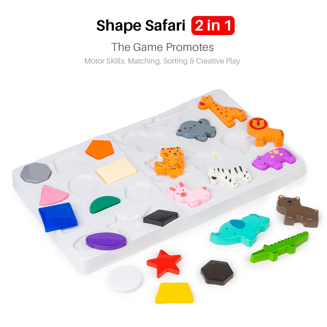 Shape Safari 2 in 1 Learning Puzzle