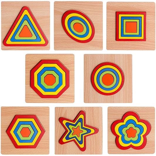 Shape and Size Sorting Board with Color Learning - Pack Of  Any 1