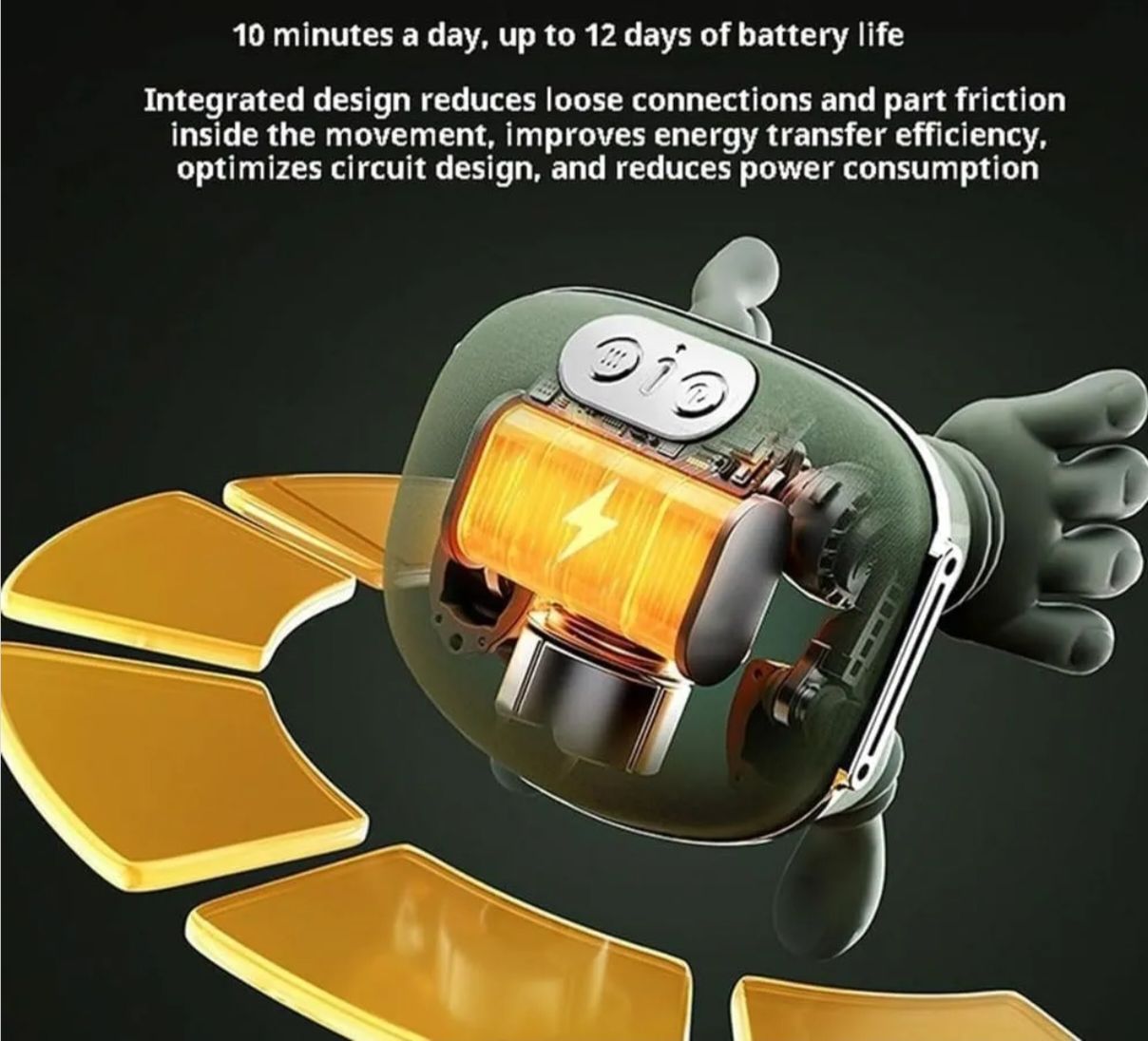 Electric Deep Tissue 4D Kneading Massage, Simulated Human Hand Design for Pain Relief and Muscle Relax