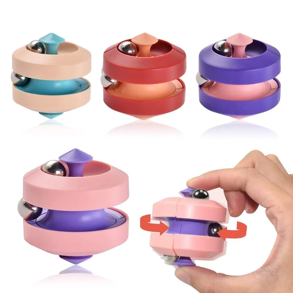 Shuang Run Rotating Puzzle Toy Magic Ball Children's adult anti-stress toy magnetic track spinning pinball gyro cube ball toy fidget spinner